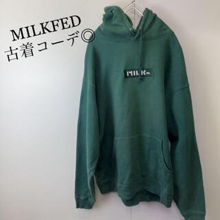 Milkfed Milkfed ミルクフェド オーバーサイズ パーカー Lの通販 By Aki Shop ミルクフェドならラクマ