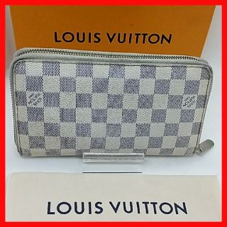 ルイヴィトン(LOUIS VUITTON)の【良品】ルイヴィトン ダミエ　アズール　ジッピー　ウォレット　オーガナイザー(財布)