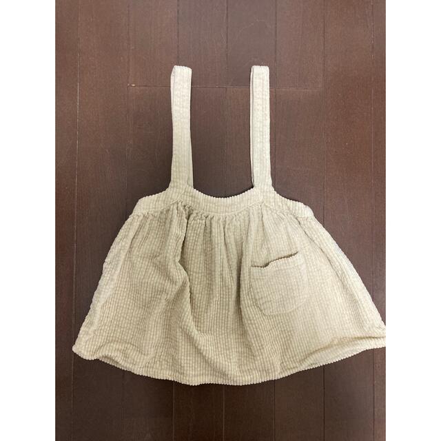 ZARA KIDS(ザラキッズ)のZARA サロペットスカート キッズ/ベビー/マタニティのキッズ服女の子用(90cm~)(スカート)の商品写真