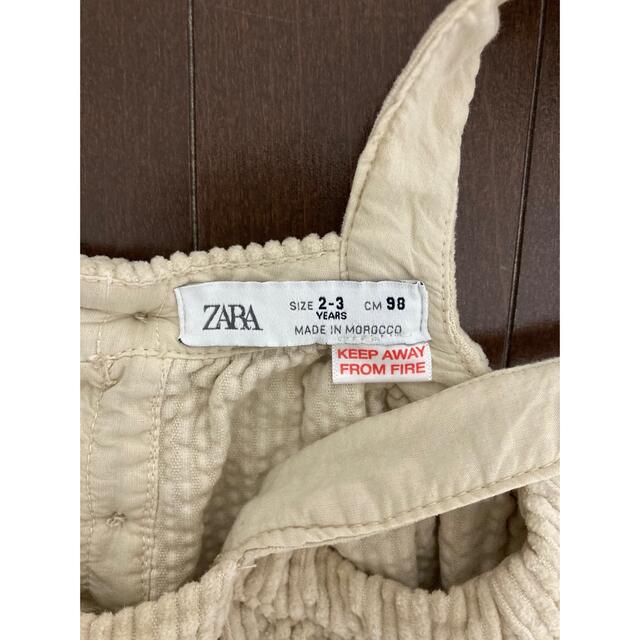 ZARA KIDS(ザラキッズ)のZARA サロペットスカート キッズ/ベビー/マタニティのキッズ服女の子用(90cm~)(スカート)の商品写真