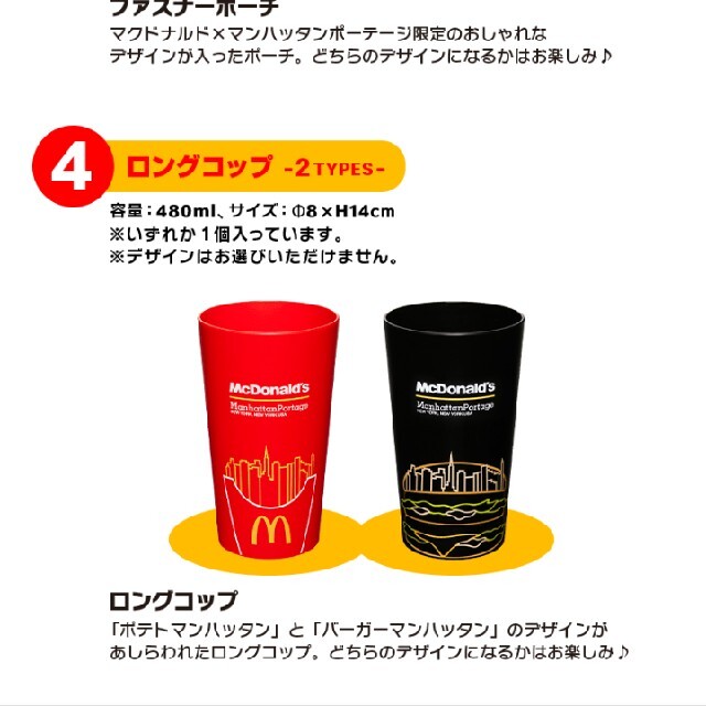 マクドナルド(マクドナルド)のマクドナルド 福袋 2022 グッズ のみ エンタメ/ホビーのコレクション(ノベルティグッズ)の商品写真