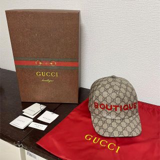 グッチ(Gucci)の美品　GUCCI グッチ　キャップ　L(キャップ)