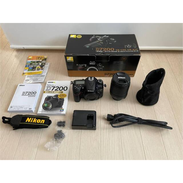 【極美品】Nikon D7200 18-140 VR レンズキット　おまけ付スマホ/家電/カメラ