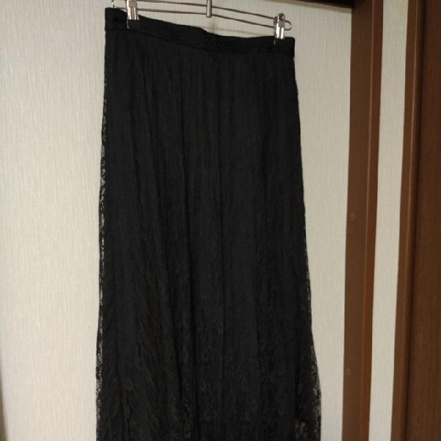 GU(ジーユー)のGU レースロングスカート XL ウエストゴム レディースのスカート(ロングスカート)の商品写真