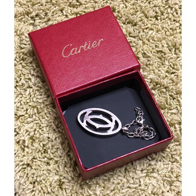 カルティエ★キーリング キーホルダー箱付き ノバク・ジョコビッチ カルティエ 箱付き Cartier キーホルダー 2Cキーリング チャーム