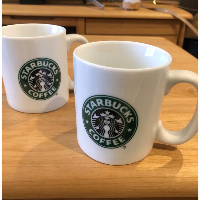 スターバックス　Starbucks 旧ロゴマグカップ　260ml 2個セット | フリマアプリ ラクマ