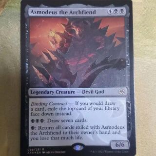 マジックザギャザリング(マジック：ザ・ギャザリング)のMTG アーチフィーンド・アスモデウス アンパサンド 英語版 プロモ Foil(シングルカード)