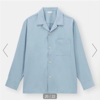 ジーユー(GU)の【専用】GU オープンカラーシャツ ブルーとグリーン 2枚セット(シャツ)