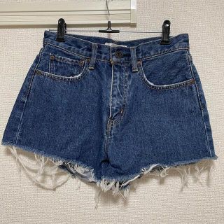 マウジー(moussy)のmoussy ハイウエストデニムショートパンツ(ショートパンツ)