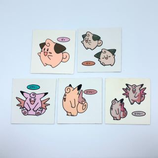 ポケモン - ポケモンパン デコキャラシール ピィ ピッピ ダブル ツイン