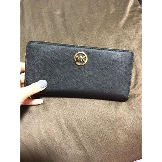 マイケルコース(MICHAEL KORS)のマイケルコース 長財布 黒(財布)