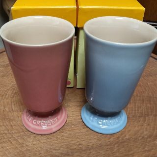 ルクルーゼ(LE CREUSET)のルクルーゼ   タンブラーセット(コースタルブルー＆サーモンピンク)(食器)