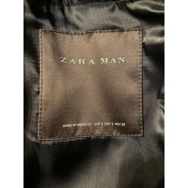 ZARA(ザラ)のZARA チェスターコート グレー メンズのジャケット/アウター(チェスターコート)の商品写真