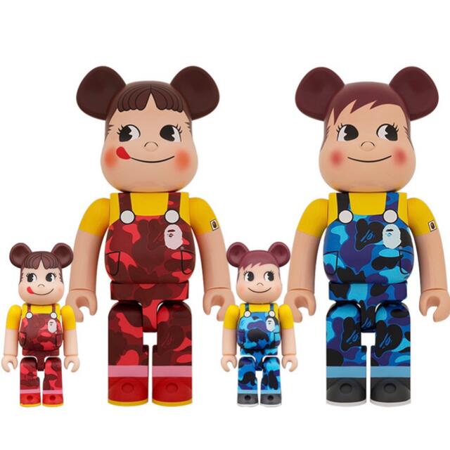 BE@RBRICK×BAPEペコちゃん&ポコちゃん100%&400% 4体セット