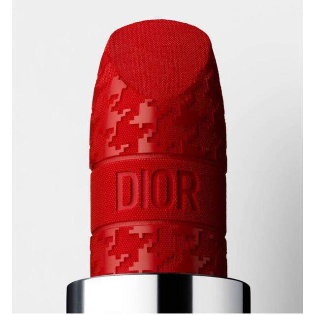 Dior(ディオール)のDior リップ 千鳥格子 999v コスメ/美容のベースメイク/化粧品(口紅)の商品写真