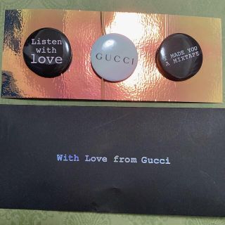 グッチ(GUCCI)のGUCCI 缶バッチ　非売品(バッジ/ピンバッジ)