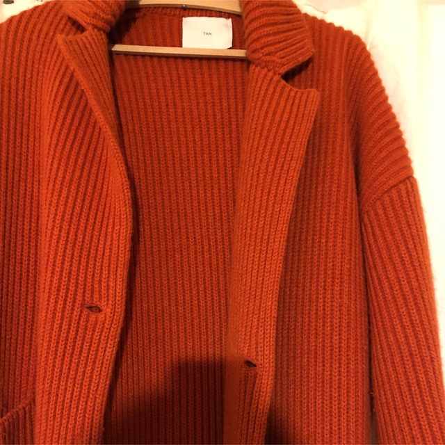 TAN ニット コート | www.innoveering.net