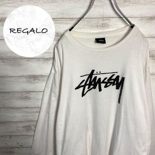 ステューシー(STUSSY)の【即完売モデル】ステューシー☆プリントデカロゴビックサイズTシャツロンT入手困難(Tシャツ/カットソー(七分/長袖))