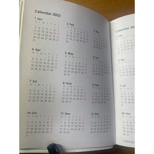 SONY 2022年　非売品　ダイアリー　2冊セット インテリア/住まい/日用品の文房具(カレンダー/スケジュール)の商品写真