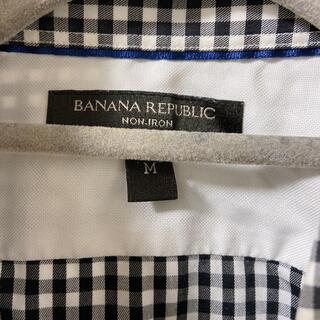 バナナリパブリック(Banana Republic)のバナナリパブリック　ノンアイロン　ギンガムチェック　シャツ(シャツ)