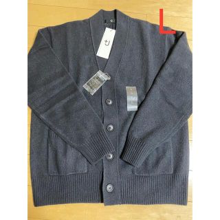 ユニクロ(UNIQLO)のプレミアムラムVネックカーディガン（長袖）　UNIQLO プラスj(カーディガン)