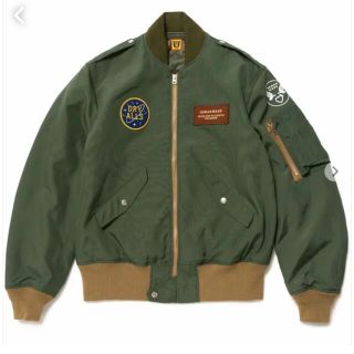 アベイシングエイプ(A BATHING APE)のHUMAN MADE BOMBER JACKET XLサイズ(ナイロンジャケット)