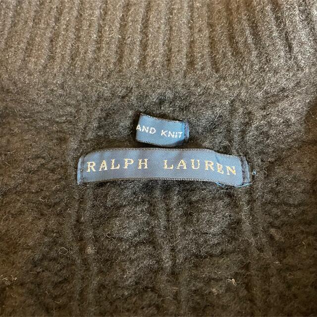 Ralph Lauren(ラルフローレン)の【希少】RALPH LAUREN ラルフローレン カウチンニット ジップアップ メンズのトップス(ニット/セーター)の商品写真