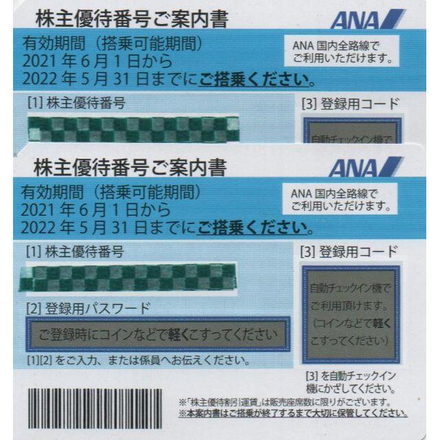 ぶぅ太様専用　ANA株主優待券２枚 チケットの優待券/割引券(その他)の商品写真