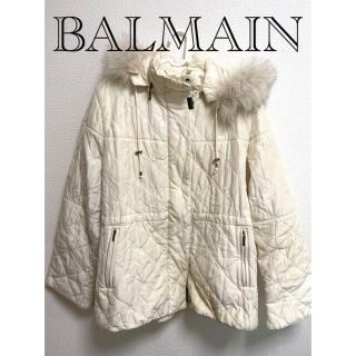 バルマン ダウンジャケット(レディース)の通販 34点 | BALMAINの 激安オンライン通販 未使用級✨最高級✨バルマン ダウンコート フォックスファー 茶色系 M ロング ダウンジャケット