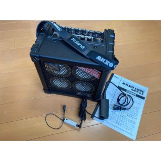 Roland - ローランド MICRO CUBE BASS RX 社外ACアダプタ付 送料込みの