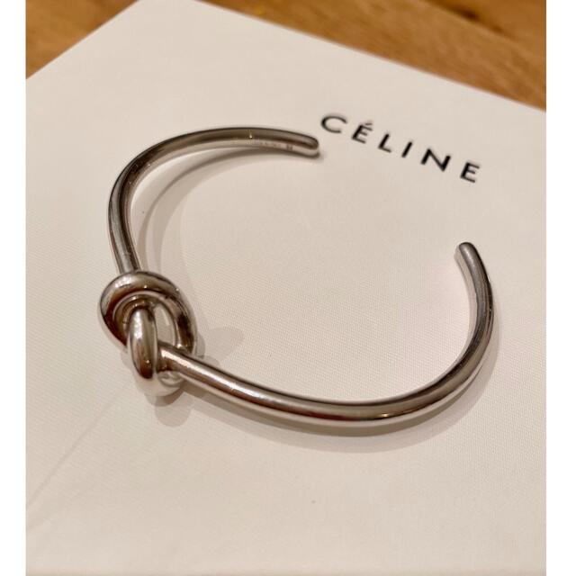 【美品】値下げしました! CELINE ノット エクストラシンブレスレット