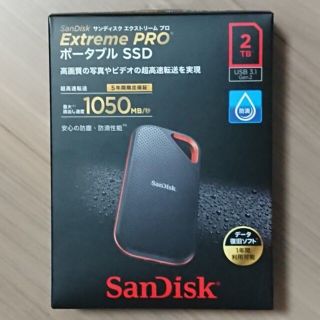 サンディスク(SanDisk)のSanDisk ポータブルSSD 2TB(PC周辺機器)