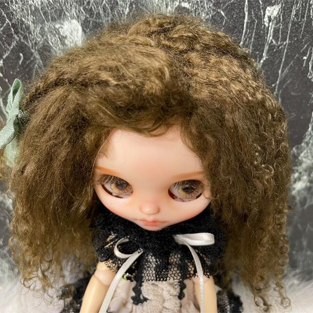 blythe _wm-783オリーブ????チベットラムウィッグ