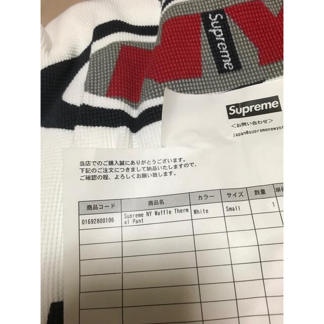 即発送 18A W Supreme NY Waffle Thermal