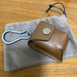 ボッテガヴェネタ(Bottega Veneta)のボッテガヴェネタ　AirPods ケース　茶色　レザー(ヘッドフォン/イヤフォン)