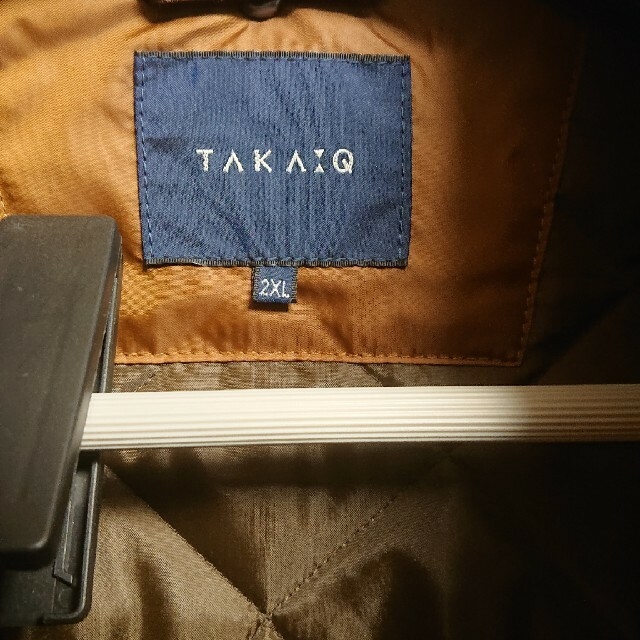 TAKA-Q(タカキュー)のﾌｰﾄﾞ付 ｷﾙﾃｨﾝｸﾞｺｰﾄ 2xl ﾌﾞﾗｳﾝ メンズのジャケット/アウター(トレンチコート)の商品写真