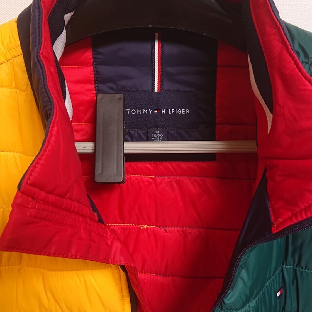 TOMMY HILFIGER(トミーヒルフィガー)のTOMMY  ﾄﾐｰﾋﾙﾌｨｶﾞｰ 中綿ﾗｲﾄﾀﾞｳﾝｼﾞｬｹｯﾄ XL 袋付き メンズのジャケット/アウター(ダウンジャケット)の商品写真