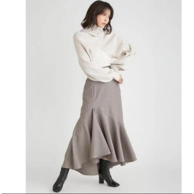 frayid♡ ラッフルアシメマーメイドスカート - ロングスカート frayid ラッフルアシメマーメイドスカート 新品タグ付き