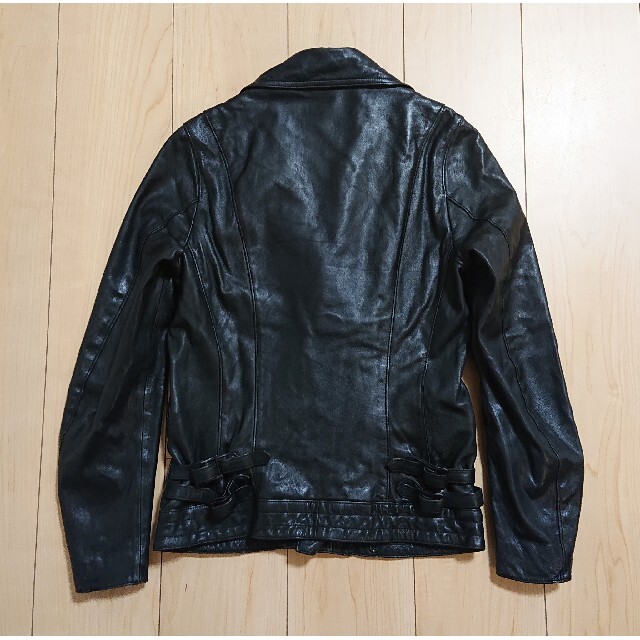 良品 HYSTERIC GLAMOUR ライダース レザージャケット 黒