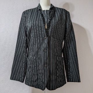 アンダーカバー(UNDERCOVER)の新品 アンダーカバー UNDERCOVERism ストライプ ジャケット M(テーラードジャケット)