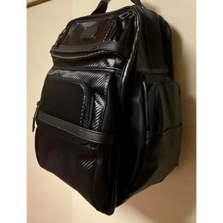 【未使用】TUMI Alpha3 最高峰カーボン/レザー ブリーフパック