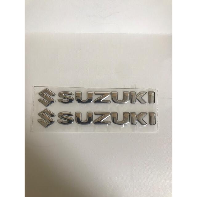 SUZUKi スズキ 文字  立体ステッカー エンブレム 自動車/バイクの自動車(車外アクセサリ)の商品写真