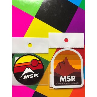 エムエスアール(MSR)の★補強あり★新品未使用　MSR ステッカー2枚セット(その他)