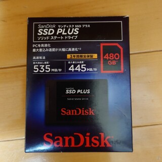 SanDisk SSDプラス ソリッドステートドライブ SDSSDA-480G-(PC周辺機器)