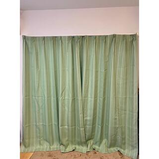 カインズ グリーン カーテン 2枚セット100×200(カーテン)