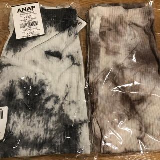 アナップ(ANAP)の★ANAP★ タイダイ　リブ　レギンス　２点セット(レギンス/スパッツ)