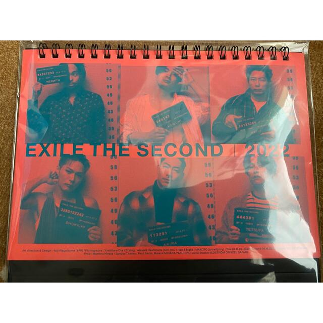 EXILE THE SECOND(エグザイルザセカンド)のEXILE THE SECOND 2022 カレンダー エンタメ/ホビーのタレントグッズ(男性タレント)の商品写真