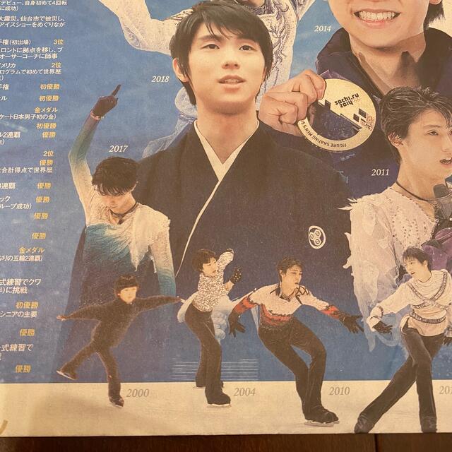 羽生結弦　朝日新聞 エンタメ/ホビーのコレクション(印刷物)の商品写真