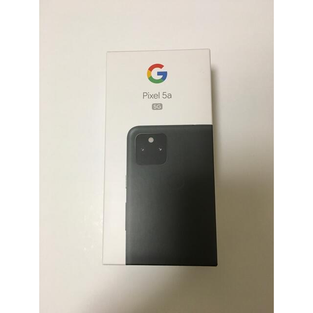 Google Pixel 5a (5G)  Mostly Blackスマホ/家電/カメラ