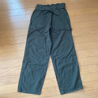 ネイビーナチュラル(navy natural)のガウチョパンツ　グリーン　女の子用　150㎝(パンツ/スパッツ)